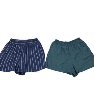 Universal Threads Shorts S Lot Of 2 Linen Blend
